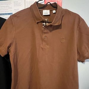 Burberry brown cotton shirt
